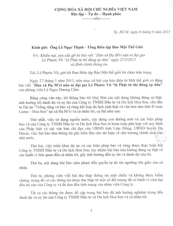 Vì[-]sao[-]Một[-]Thế[-]Giới[-]"phớt[-]lờ"[-]yêu[-]cầu[-]gỡ[-]bài,[-]cải[-]chính[-]của[-]ông[-]Lê[-]Phước[-]Vũ?
